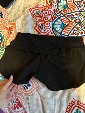 lululemon athletica Black Women's Running Shorts